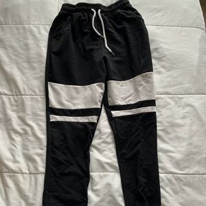 Black and White Joggers